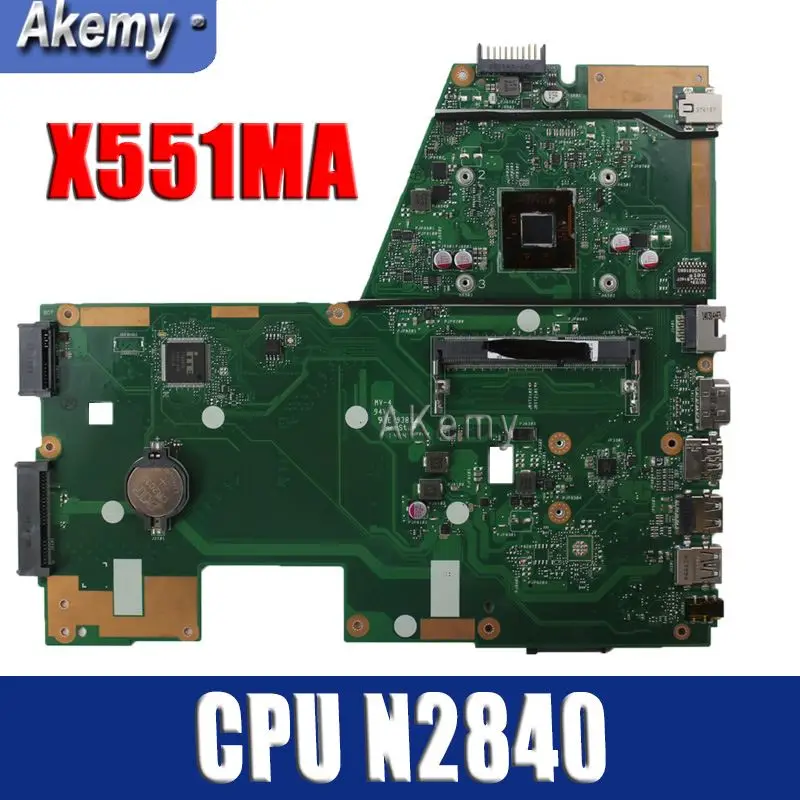 Amazoon X551MA материнская плата для ноутбука ASUS X551MA X551M X551 F551MA D550M тесты оригинальная плата 2 ядра процессор N2840