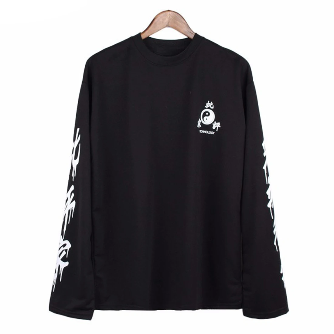 Aelfric Harajuku Punk Gothic T Shirt Women Streetwear Men Korean Clothes Femme Tshirt Couple Long Sleeve Tee Shirt Tops AE034