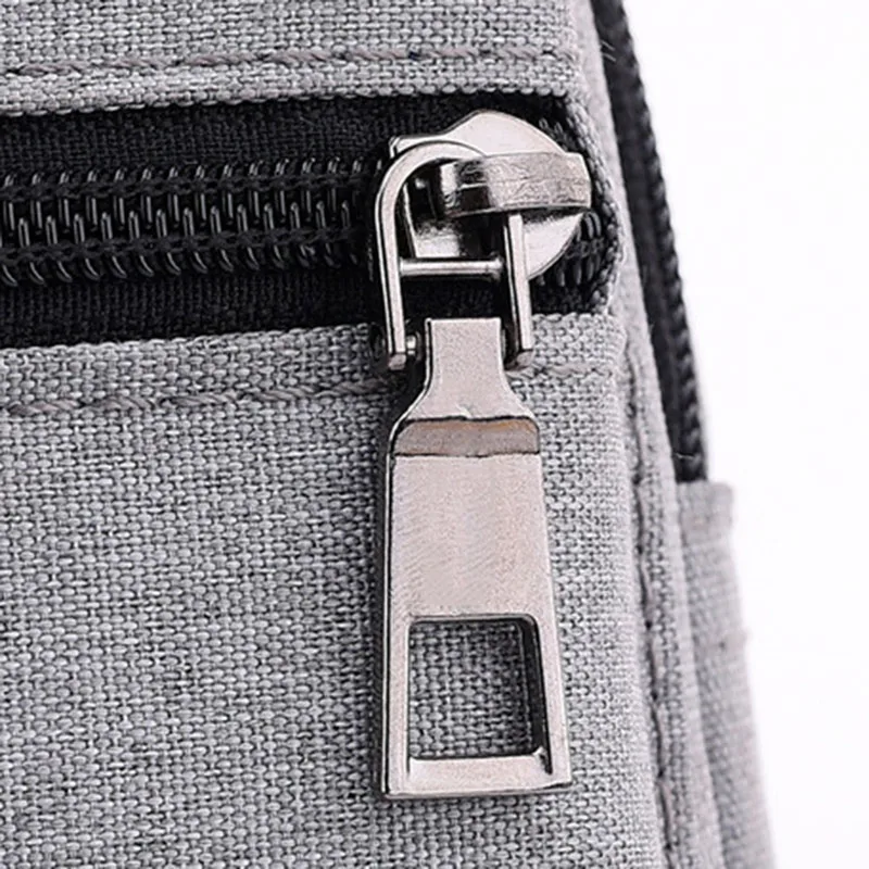 Men USB Charging Backpack Travel Anti Theft Canvas Chest Bag Women Headphone Hole Teenager Casual Bags Sac A Dos Homme BP0220 (7)