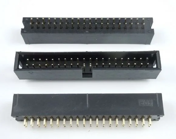 

50pcs IDC Box header DC3 DC3-40P 2x20 pins 40P 2.54mm Pitch