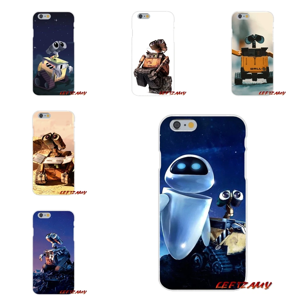 Wall-e Robot For iPhone X 4 4S 5 5S 5C SE 6 6S 7 8 Plus Accessories Phone Shell Covers | Мобильные телефоны и аксессуары