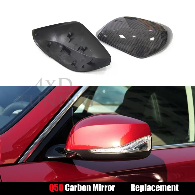 For Infiniti Q50 Q50S Q70 Carbon Mirror Carbon Fiber ...