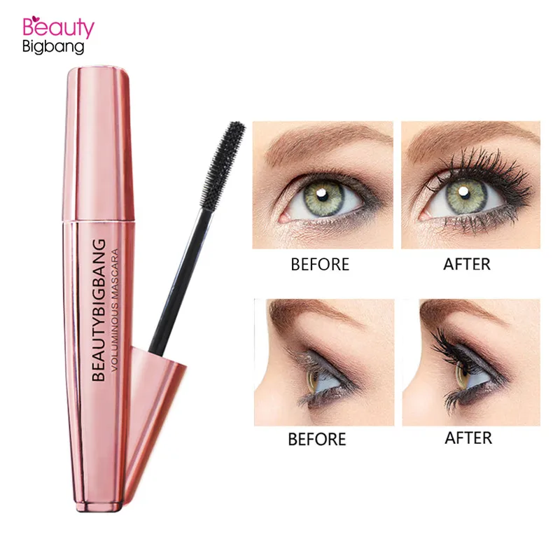BeautyBigBang Waterproof Eyes Mascara Makeup Eyelashes Waterproof Curling Thick Black...