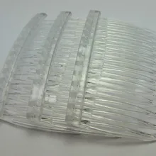 20 прозрачных пластиковых заколки для волос боковые расчески заколки 70X40 мм для женщин