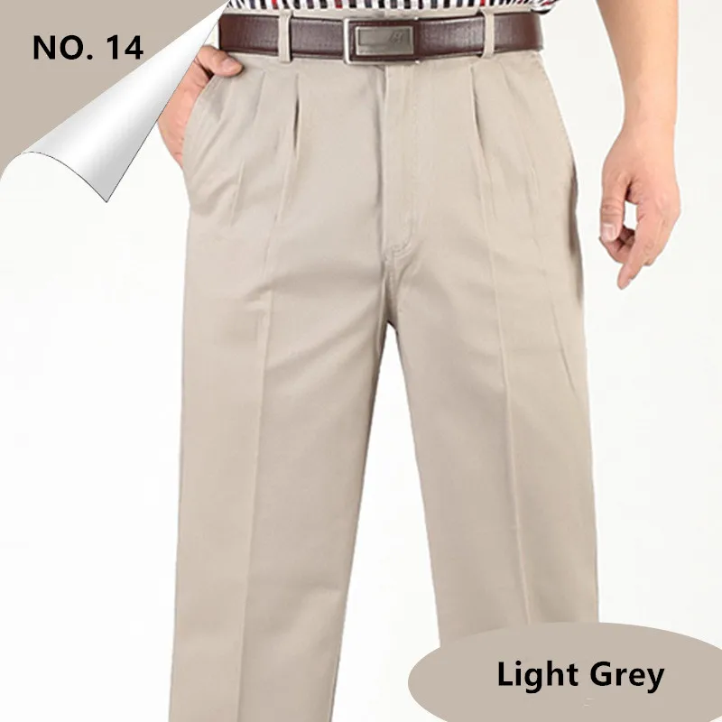 Men Pants Thin Summer Cotton Straight 
