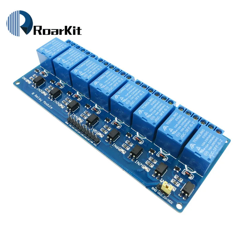 

With optocoupler 8 channel 8-channel relay control panel PLC relay 5V module for arduino
