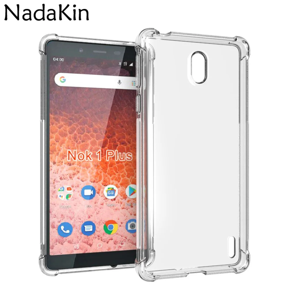 

Four Corner Shockproof Case Shell for Nokia 1 Plus 3.2 4.2 Fitted Clear Back Cover for Nokia X71 8.1 Plus