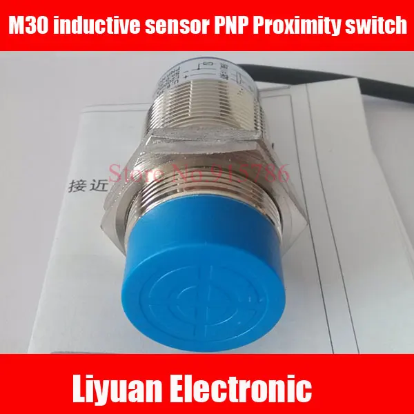 

1pcs 3cm Long distance Proximity switch M30 inductive sensor PNP three-wire normally open 10-30V