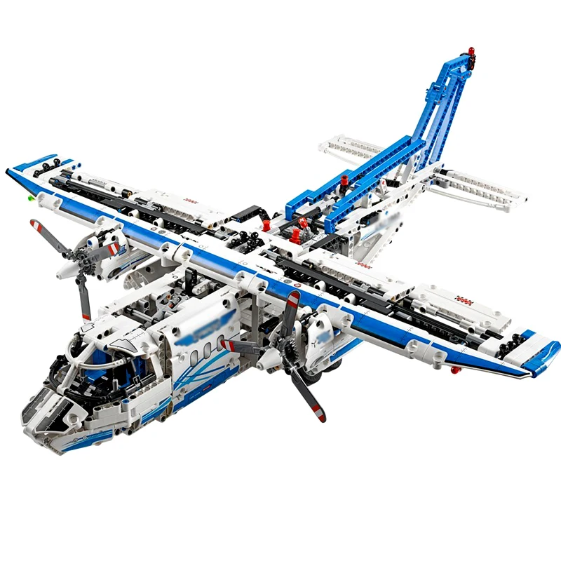 

Lepin 20016 Genuine New Technic Ultimate Mechanical The Two Changes Cargo Plane Building Blocks Bricks lepind Toys Clone 42025