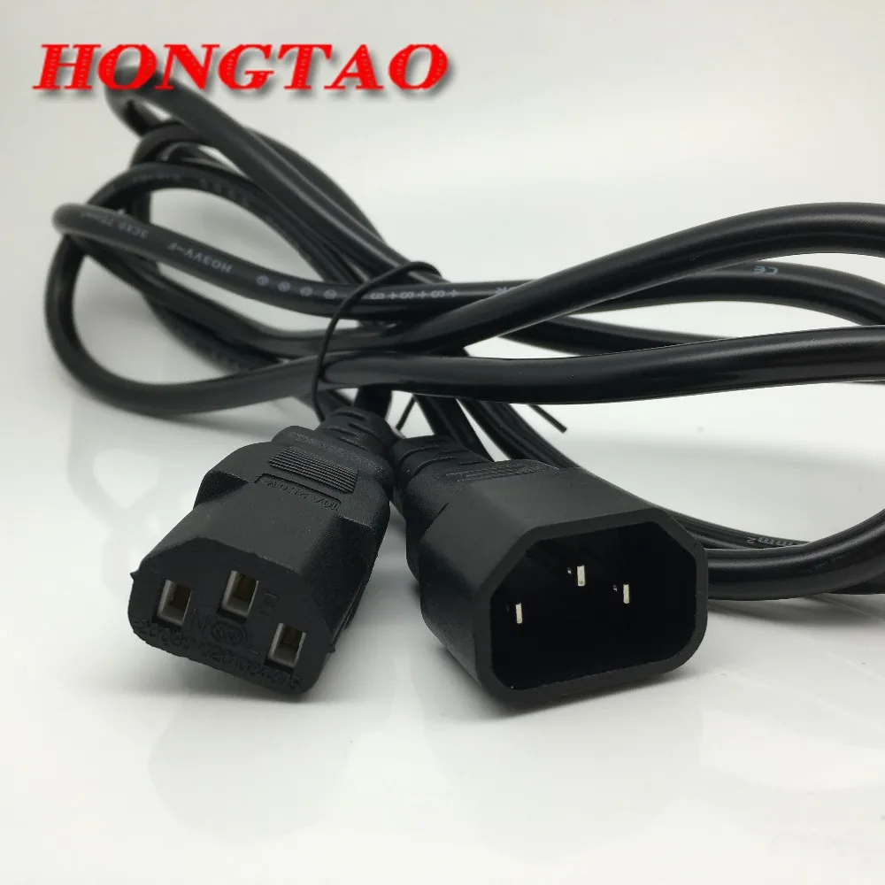 

NEW Power Mains Male to Female C13 to C14 CPU PDU Extension Cable COMPUTER CABLE power cord extension cable 1.8m 6FT 180cm AQJG