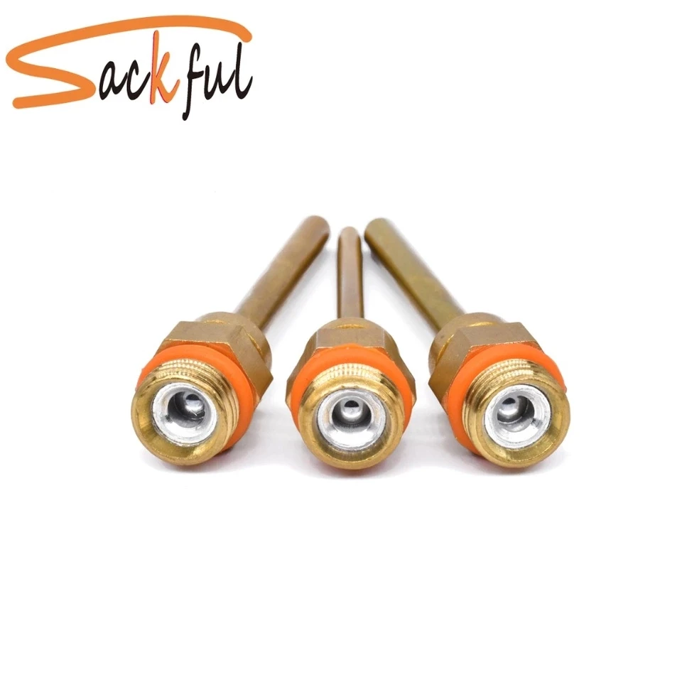 Pure Copper Glue Gun Nozzle Interchangeable Nozzle Parts Anti-leakage with Spanner Kit for Replacement 2.0mm 3.0mm Diameter