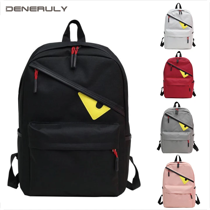 

Sequin Cute Eye Design Backpack Women Couple Mochila Large Capacity Women Backpack Mochila Escolar For School Teenagers Girls