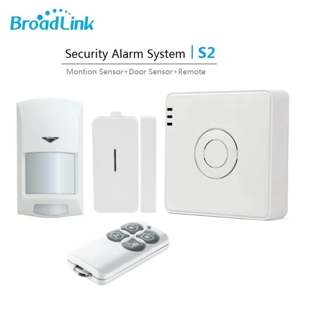2018 new arrival broadlink s2 hub alarm security kit for smart home