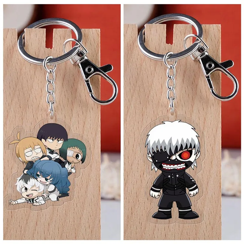 1 предмет одежда с надписью Tokyo Ghoul RE брелок QS Сасаки хайсе двусторонняя акриловая