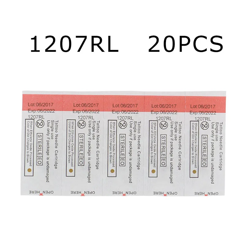 “ Silicone para Tatuagem Caneta Cartucho-20 Pcs Temporárias Tatuagem