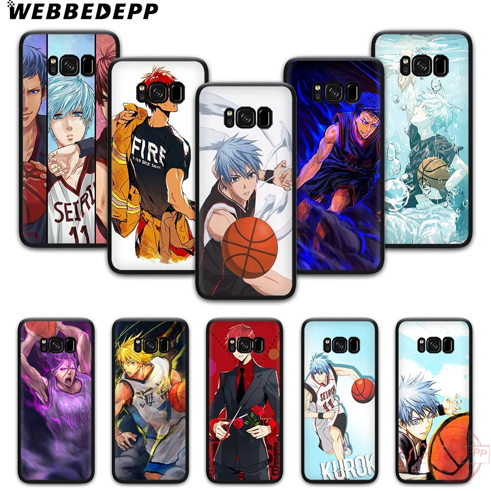 WEBBEDEPP Баскетбол Kuroko мягкий чехол для телефона с изображением цветов Samsung S6 S7 край