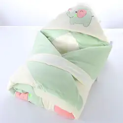 Осенне-зимний детский спальный мешок из хлопка, муслин, детское Пеленальное Одеяло, спальный мешок для новорожденных, спальный конверт для