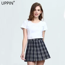 UPPIN элегантный дизайн высокая талия мяч плиссированные юбки Harajuku Матросская юбка косплей плюс размер японская школьная форма мини юбка