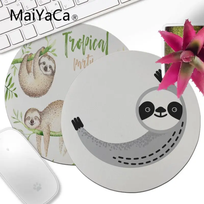 Красивое аниме MaiYaCa Пижама ленивый комфорт круглый коврик для мыши Аниме Коврик
