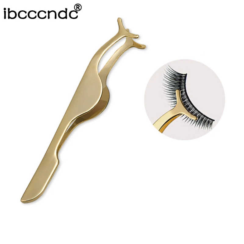 

Ibcccndc 3D Magnetic Eyelash Tweezers Multifunction Stainless Steel False Eyelash Tweezers Fake Eye Lash Curler Applicator