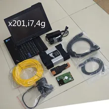 Para bmw scanner de diagnóstico Para BMW ICOM A3 Próximo Diagnóstico & Programação Plus X201T Laptop Com hdd ista Software Instalado
