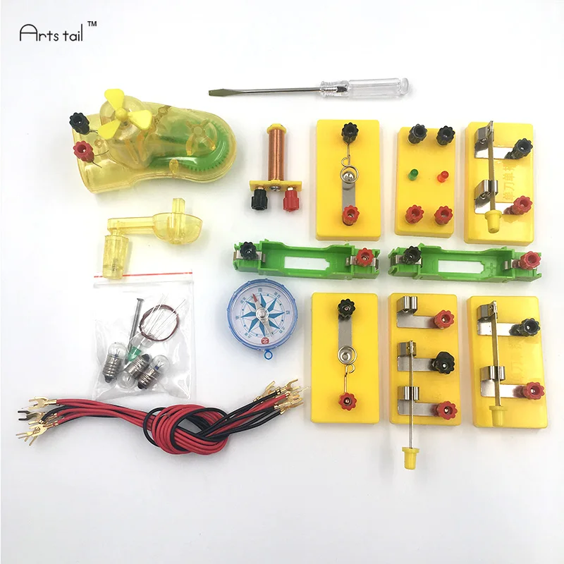 

Electricity Testing Box Getting Started Electromagnetic Physics Equipment Science Experiment School Class Teaching Aids