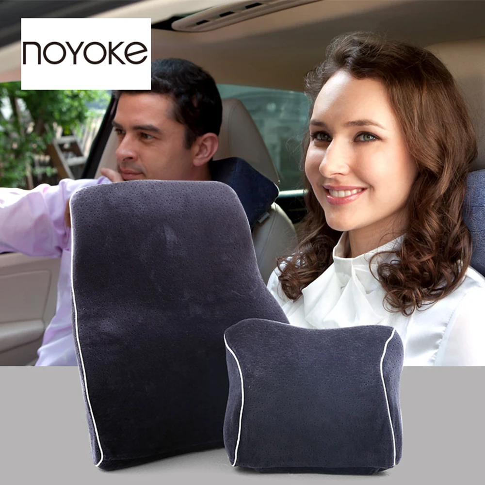 NOYOKE Office Nap Rest Zero Pressure Memory Foam Neck Pillow Seat Cushion Car Auto Head Neck
