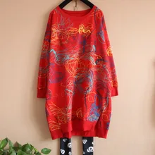 Весна и осень женская с длинным рукавом длинная футболка размера плюс Базовая рубашка свободного покроя с кисточками футболки с вышивкой бусинами 126 см