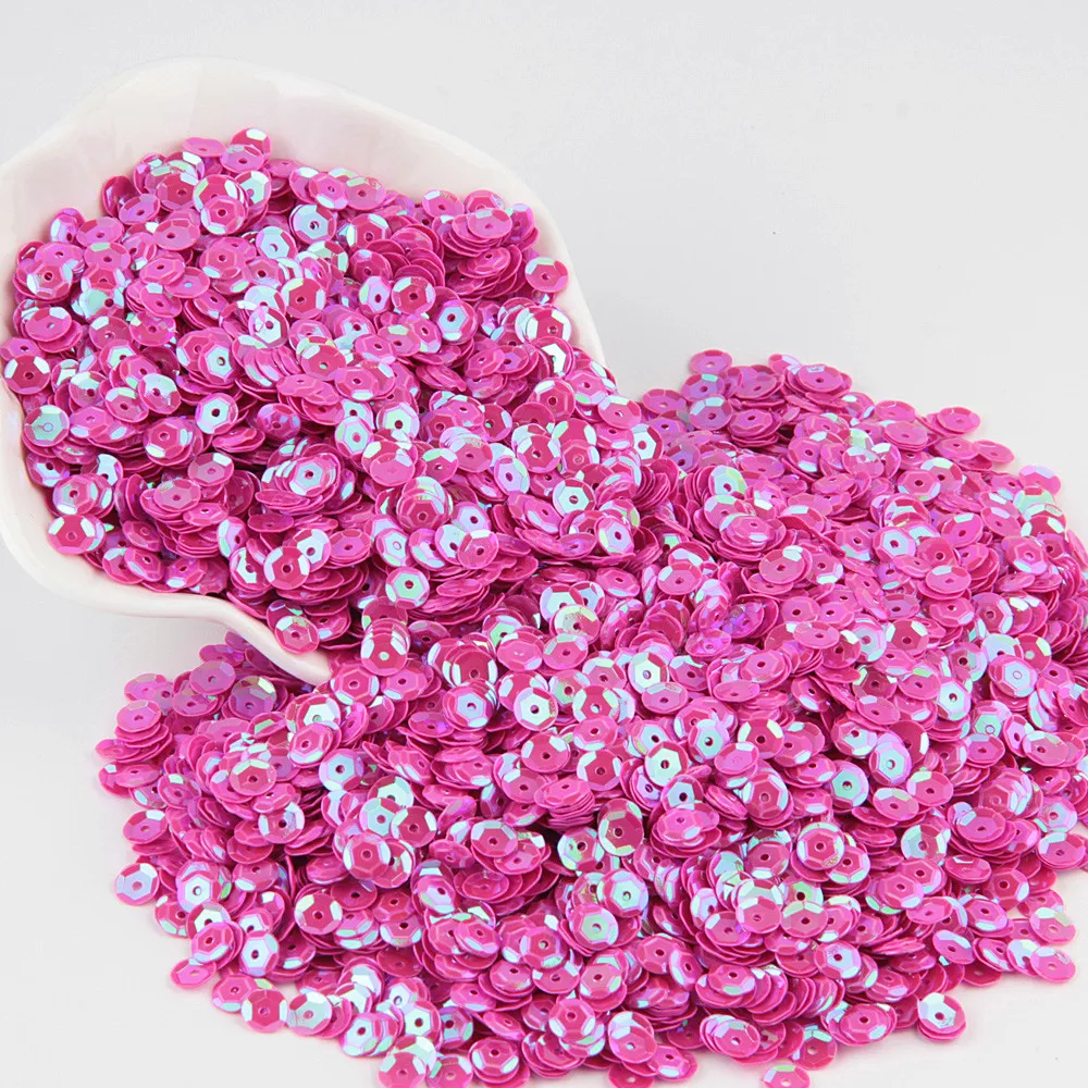 Круглая пайетка из ПВХ с пайетками 6 мм|loose sequins|6mm sequinssequin loose |