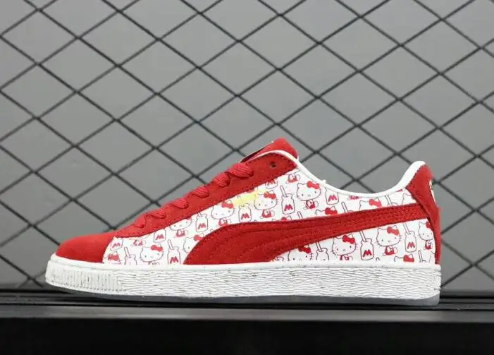 zapatos puma rojos