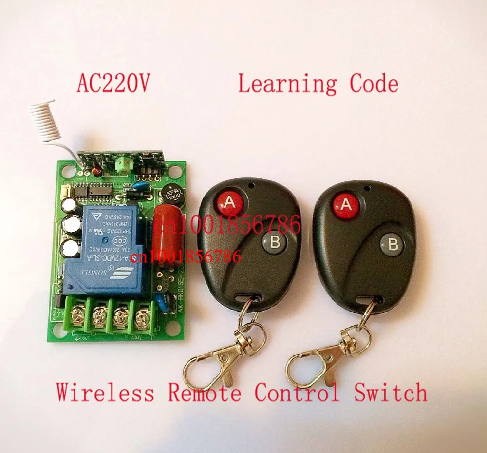 

220V 30A 3000W RF Wireless Remote Control Switch Light/LED/Lamp Applicance ON OFF Working Way adjusted