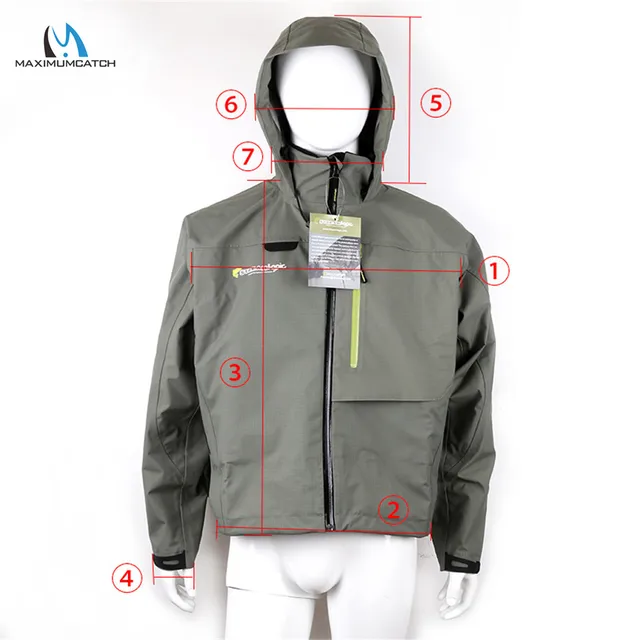 Maximumcatch Size M/l Waterproof Fly Fishing Wading Jacket Breathable Wader  Jacket Clothes - Fishing Jerseys - AliExpress