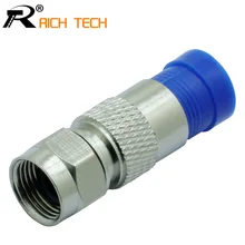 RG6 Coax Cable Connector Compression F connectors Coaxial F type Wire connector