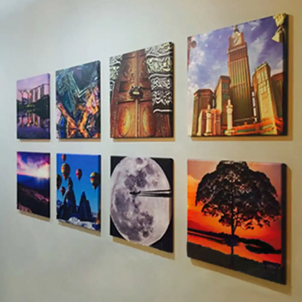 Canvas painting picture frames diy wall art picture frames wall photo frameless painting wood frame for