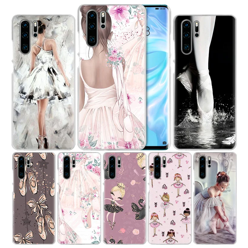 

Ballerina Girl Dance Shoes Case for Huawei P20 P Smart Z Plus 2019 P30 P10 P9 P8 Mate 10 20 lite Pro 2017 Hard PC Phone Cover