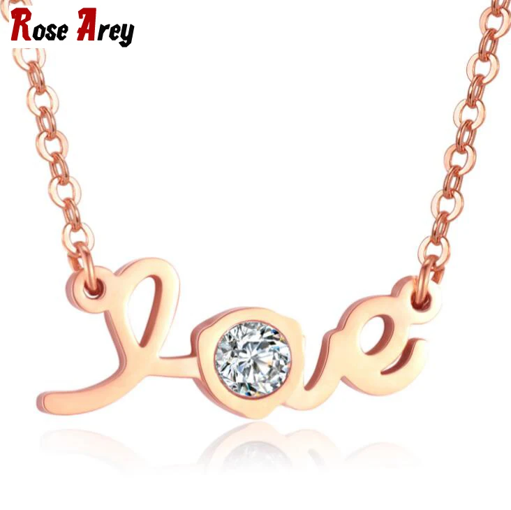 Оптовая продажа 2017 Новая горячая Распродажа Модные Украшения розовое золото