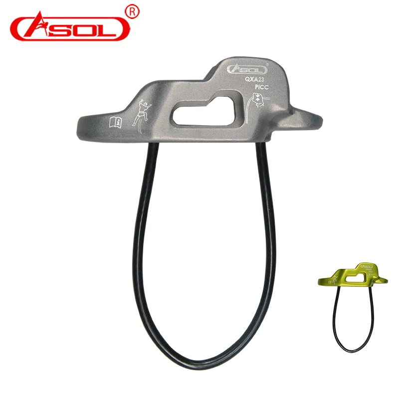 ASOL Outdoor Mountaineering Climbing ATC Belay Rappel Device Gear 25KN