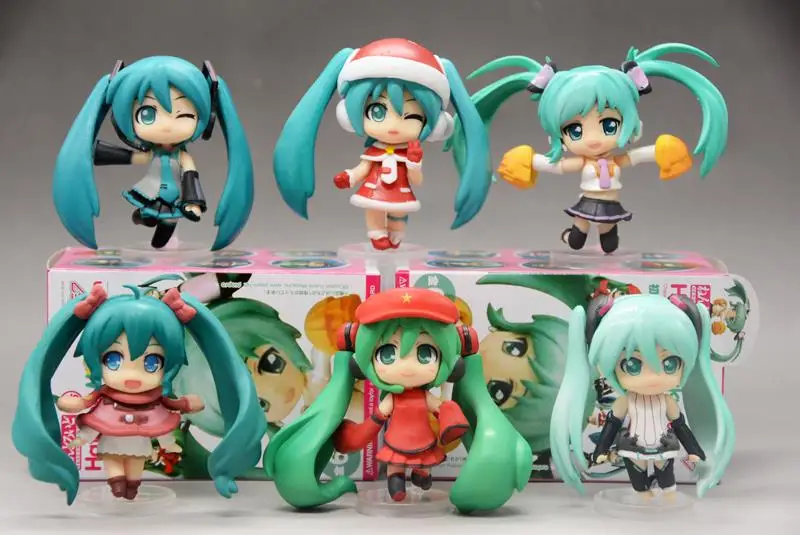 

Hatsune Miku Selection Character Vocal Series 01 PVC Action Figures Toys 6pcs/set CVFG118