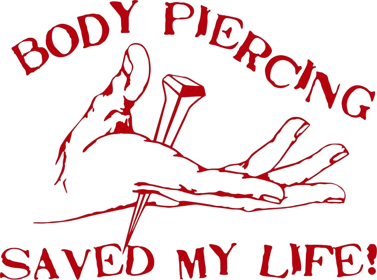 Jesus Christ Body Piercing Lord Car Truck Window Laptop Vinyl Decal ...
