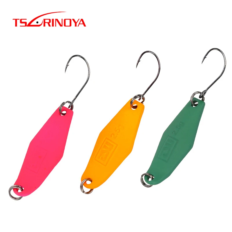 

Tsurinoya 3pcs/lot Fishing Lure Chost 2.5g 30mm Single Hook Spoon Trout Bait Metal Lure Distance Throwing Artificial Bait