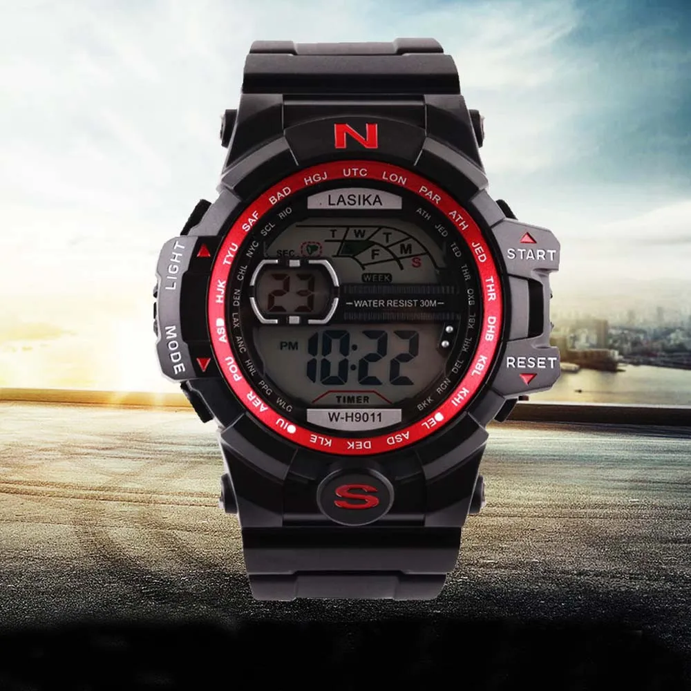 Digital Watch Men Quartz Digital Sports Watches Military Silicone Waterproof Wristwatches Horloges Mannen Digital Watch Men Quartz Digital Sports Watches Military Silicone Waterproof Wristwatches Horloges Mannen