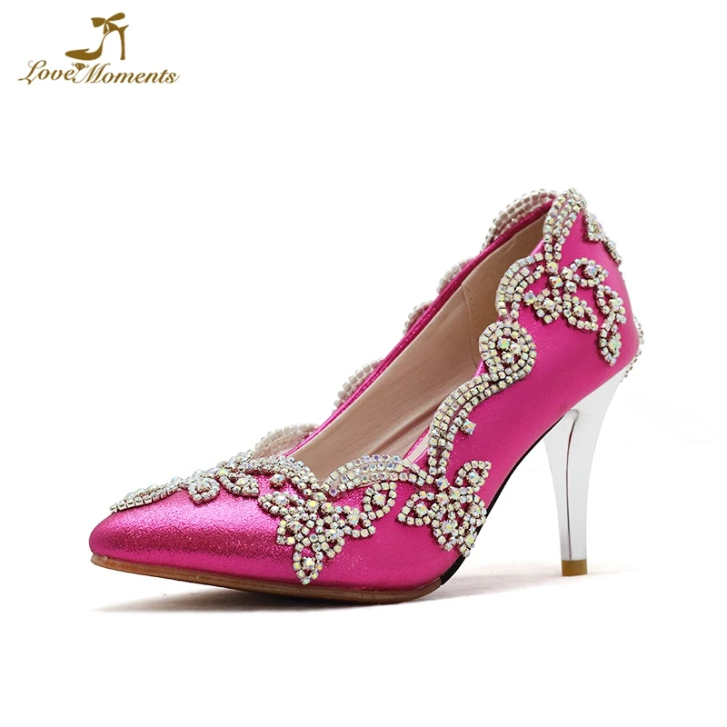 2018 Custom Made Bridal Shoes Pointed Toe Wedding Party