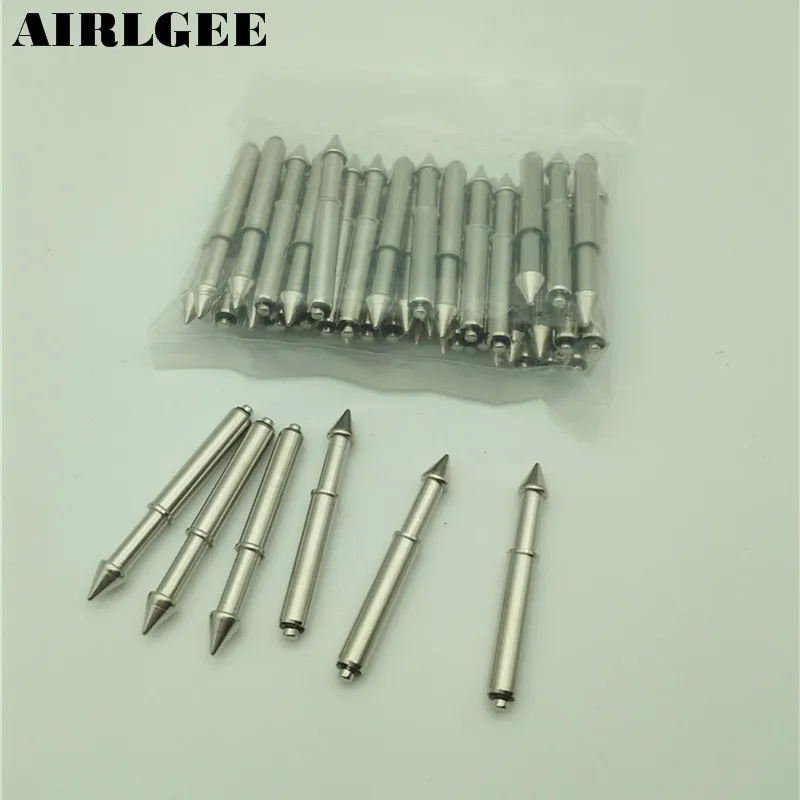 50 Pcs Length 44mm x 5mm Tip Diameter Cone Shape Arrow Tip Spring Loaded Test Probes Pin Free shipping
50 Pcs Length 44mm x 5mm Tip Diameter Cone Shape Arrow Tip Spring Loaded Test Probes Pin Free shipping