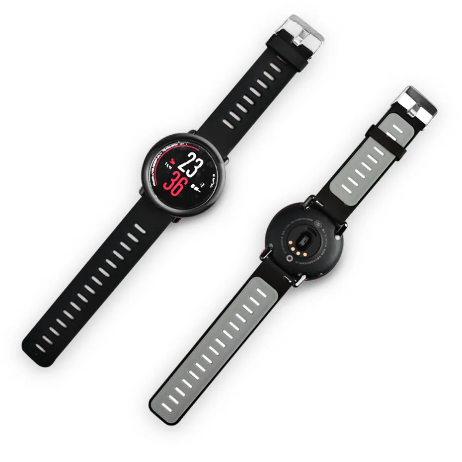 Ouhaobin популярный 22 мм сменный силиконовый спортивный ремешок для Xiaomi HUAMI AMAZFIT Смарт часы ремни многоцветный Sep11