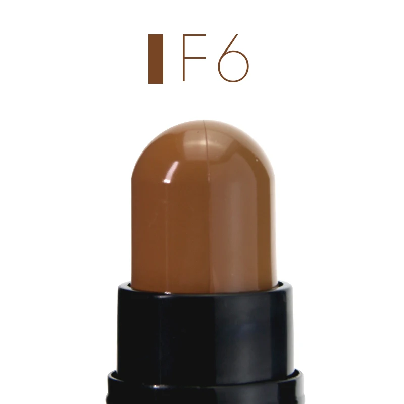 Профессиональный макияж набор тонального крема двойной головкой спонж для косилера Stick ручки Дополнительно корректор контурный контуров составляют - Цвет: F6