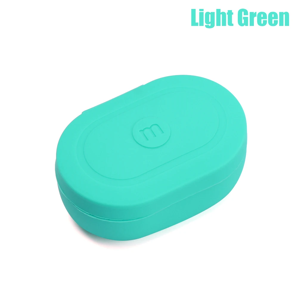Беспроводные Bluetooth наушники чехол противоударный рукав силиконовая гарнитура защитный чехол для Xiaomi AirDots Youth Redmi AirDots - Цвет: Redmi AirDots green