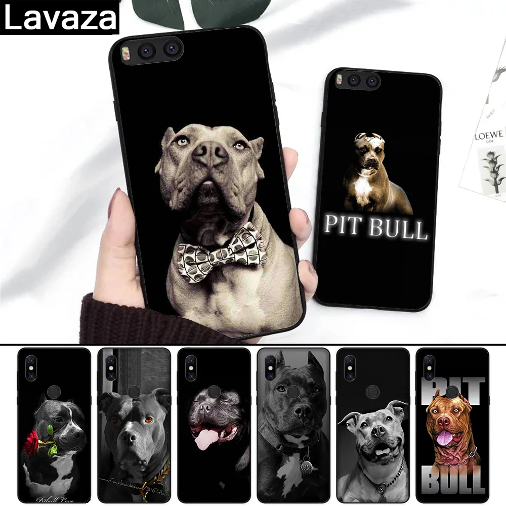 

Lavaza Pit Bull Dog Pitbulls Silicone Case for Redmi 4A 4X 5A S2 5 Plus 6 6A Note 4 Pro 7 8 k20 Prime Go