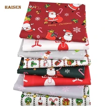 Cartoon Christmas,Twill Printed Cotton Fabric Patchwork Cloth tissu For Handmade DIY Sewing Quilting Baby&Child textile Material