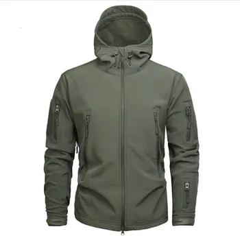

Men's Army Camouflage Shark Skin Soft Shell Jacket and Coat Military Tactical Jacket Waterproof Jackets Windbreaker Hunt Clothes