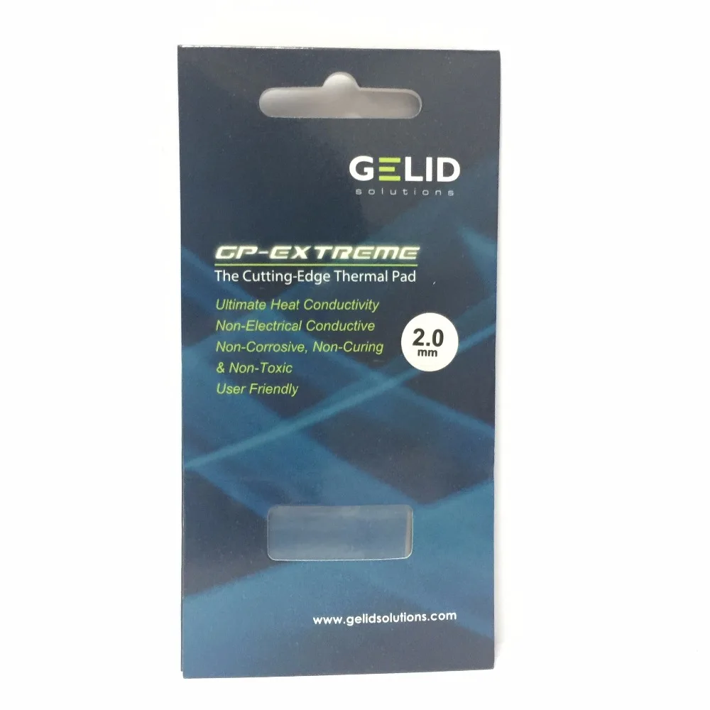 

GELID GP-EXTREME 80X40 2.0mm PC CPU GPU Heatsink Cooling North and South Bridge Graphics Card Thermal Pad Conductivity W/MK12